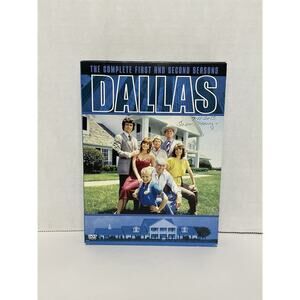 Dallas The Complete First & Second Seasons DVD Box Set 1978 TV Series 5-Disc